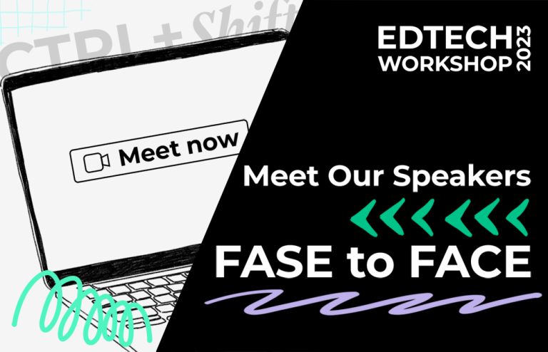 The image is a promotional graphic for the EdTech Workshop 2023