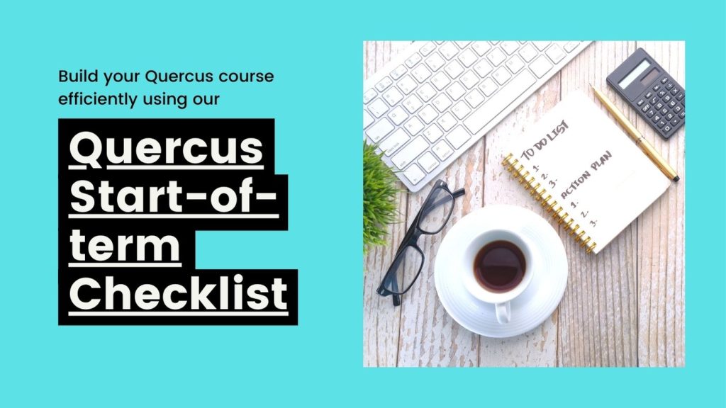 Start of term checklist