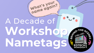 Blog Card for A Decade of Workshop Nametags article