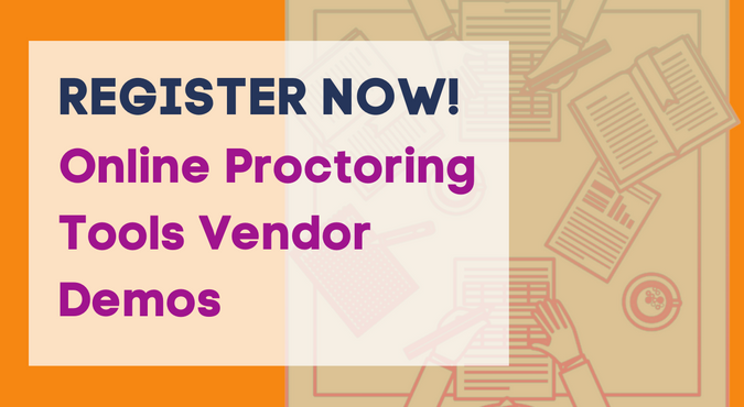 Blog post cover image for Online Proctoring Tools Vendor Demos