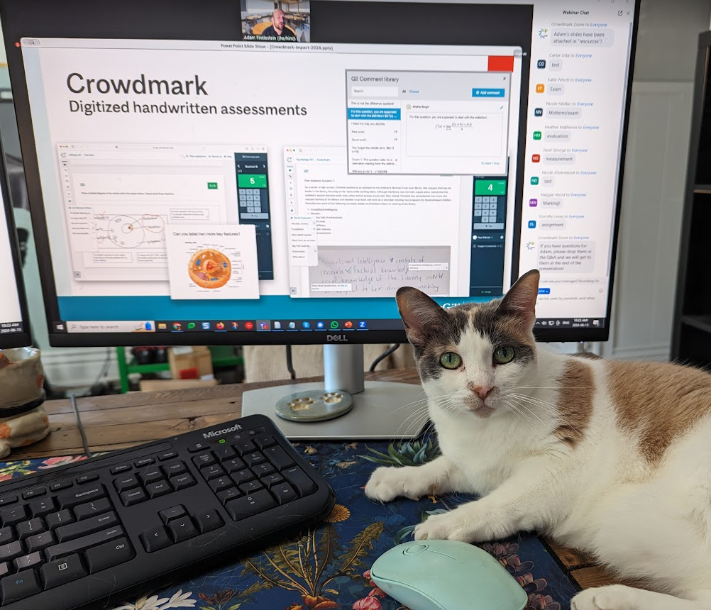 winnie at the crowdmark conference