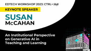 Card for Keynote: An Institutional Perspective on Generative AI in Teaching and Learning