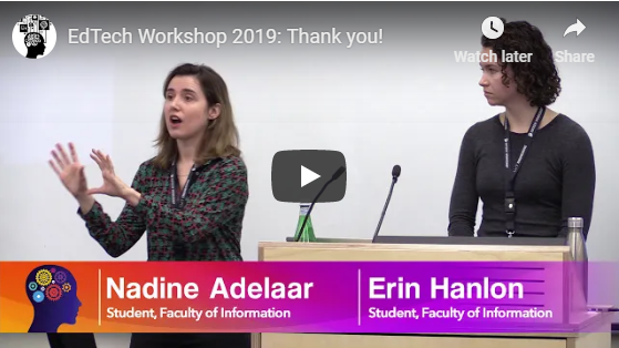 Blog card for EdTech Workshop 2019: Thank you! article