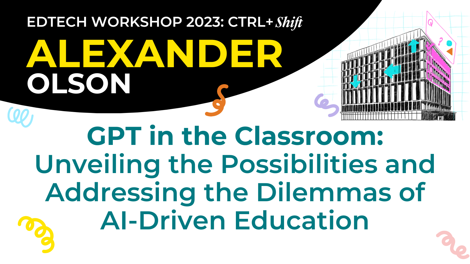 Alex Olson Speakers Session Card