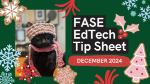 Cover image for December 2024 FASE EdTech Tip Sheet