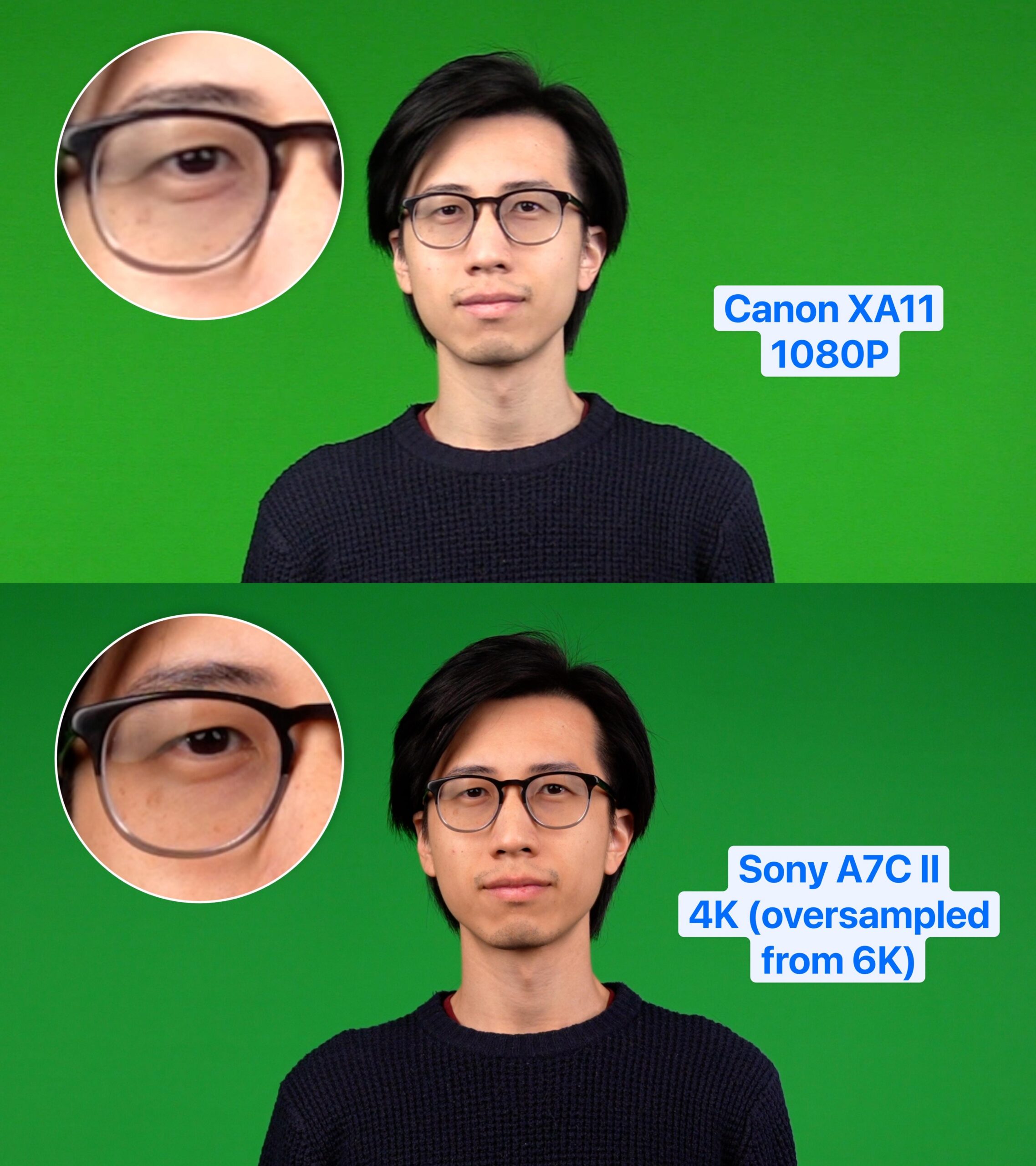 extraresolution-4kvs1080p A side-by-side comparison showcases the extra resolution from 4K footage vs 1080P footage.